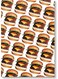 Cheeseburger Wall Art Painting Multicolour 40x60cm