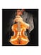 Abstract Cello MDF Wall Art Black/Orange