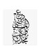Arabic Quote MDF Wall Art Multicolour 30x30cm