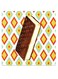 Ice Cream Themed Wall Art Brown/Yellow/Orange 30x30cm