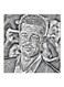 Brad Pitt MDF Wall Art Multicolour 30x30cm