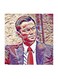 Leonardo DiCaprio MDF Wall Art Multicolour 30x30centimeter