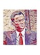 Leonardo DiCaprio MDF Wall Art Multicolour 30x30centimeter