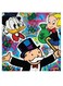 Monopoly Themed Wall Art White/Black/Blue 30x30cm