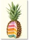 Pineapple Wall Art Multicolour 40x60cm