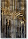 Decorative Wall Art Painting Gold/Black 40x60cm