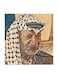 Palestine Yasser Arafat MDF Wall Art Multicolour 30x30centimeter