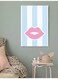 Decorative Wall Art Painting White/Blue/Pink 40 x 60cm