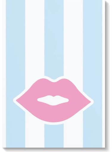 Decorative Wall Art Painting White/Blue/Pink 40 x 60cm