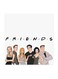 Friends MDF Wall Art Multicolour 30x30centimeter