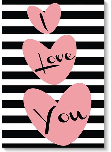 Love Wall Art Multicolour 40x60cm