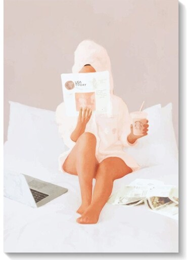 Cool Woman Wall Art Multicolour 40x60cm