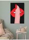 Pop Lips Wall Art Multicolour 40x60cm