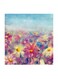 Flowers MDF Wall Art Multicolour 30x30centimeter