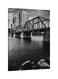 Decorative Printed Framed Canvas Wall Art Black/White 60 x 80centimeter