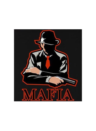Mafia MDF Wall Art Multicolour 30x30centimeter