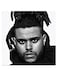 The Weeknd Printed Wall Art Black/White/Grey 30x30cm