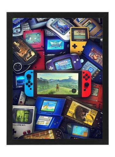 Digital Wall Art Poster Frame Nintendo Switch 30X40 cm
