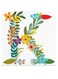 Alphabet K Themed Wall Art Red/Blue/Yellow 30x30cm