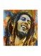 Bob Marley MDF Wall Art Multicolour 30x30centimeter