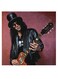 Slash Musician Themed Decorative Wall Art Black/Red 30x30cm
