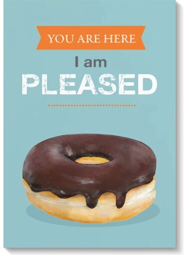 Donuts Themed Wall Art Painting Multicolour 40x60cm