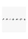Friends MDF Wall Art Multicolour 30x30cm
