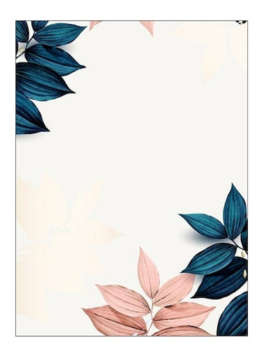 Printed Decorative Wall Art Plate White/Pink/Blue 20cm