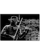Violinist Printed Wall Art Multicolour 40x60cm
