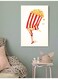 Pop Corn Wall Art Multicolour 40x60cm