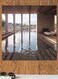 Villa Printed Wall Art Brown/Clear/White 30x30cm