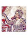 Nawal El Kuwaitia MDF Wall Art Multicolour 30x30cm