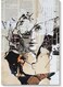 Abstract Woman Wall Art multicolour 40x60cm
