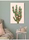Cactus Flowers Wall Art Painting Multicolour 40x60cm
