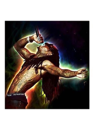 Lil Wayne MDF Wall Art Multicolour