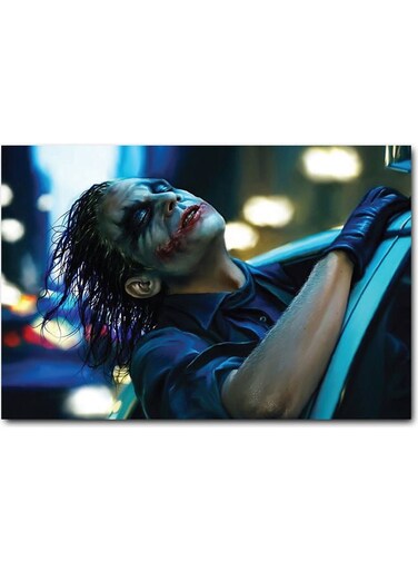 Joker Printed Wall Art Multicolour 40x60cm