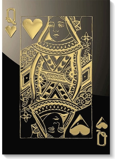 Decorative Wall Art Painting Gold/Black/Grey 40 x 60cm