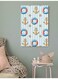 Sailors Wall Art Multicolour 40x60cm