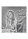 Queen Rania Of Jordan MDF Wall Art Painting Grey/White 30x0.5x30cm