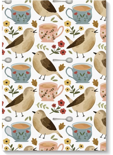 Birds Wall Art Painting Multicolour 40x60cm