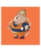 Dragon Ball Z Printed Wall Art Orange/Blue/Yellow 30x30cm