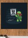 Super Mario Themed Wall Art Blue/Green/Red 30x30cm