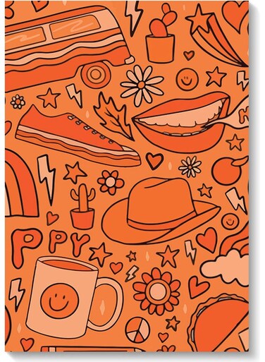 Icons Wall Art Multicolour 40x60cm