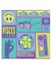 Pisce Themed Wall Art Green/Pink/Blue 30x30cm