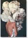 Flower Girl Printed Wall Art Black/Beige/White 40x60cm