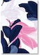 Trees Leaves Printed Wall Art White/Pink/Blue 40x60cm