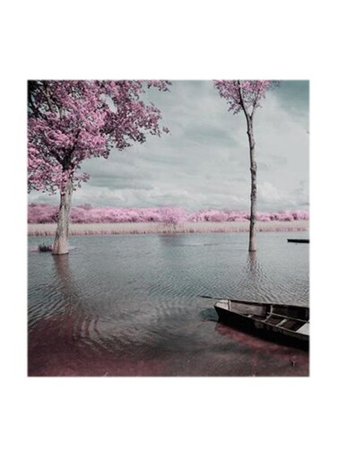 Nature MDF Wall Art Multicolour 30x30centimeter
