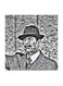 Saddam Hussein MDF Wall Art Multicolour 30x30centimeter