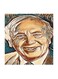 Nizar Qabbani MDF Wall Art Multicolour 30x30cm
