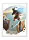 Digital Wall Art Poster Frame Naruto Uzumaki vs Sasuke Uchiha 30X40 Cm